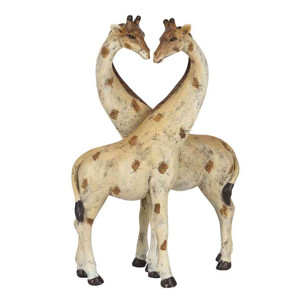 Something Different - My Other Half Giraffe Couple Figurines - Multicolore